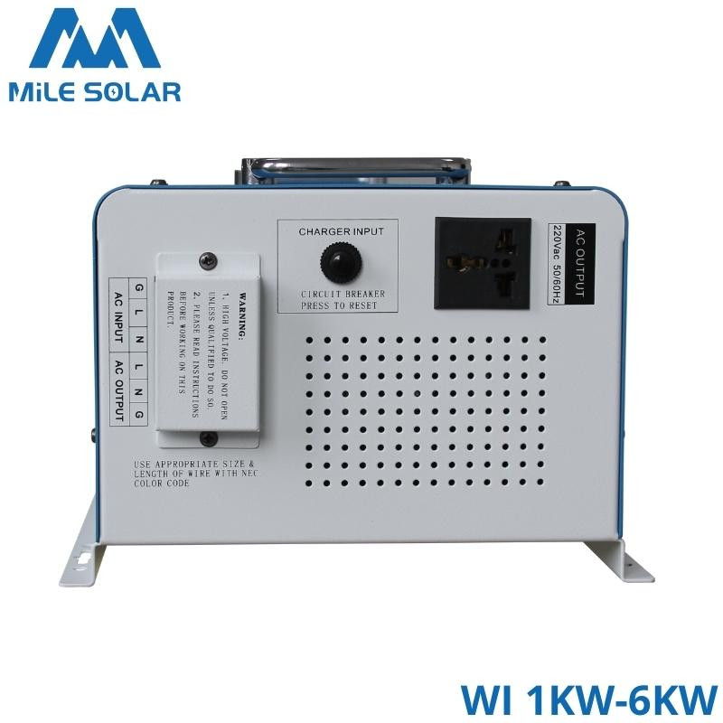 Wall mounted low frequency pure sine inverter charger 1KW -12KW WI Series